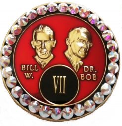 Crystallized Bill & Bob Red Crystal AB